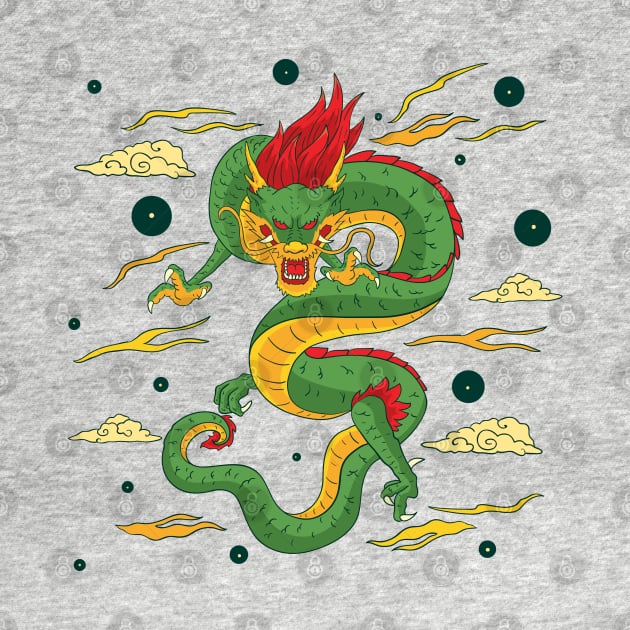 Chinese Dragon by Mako Design 